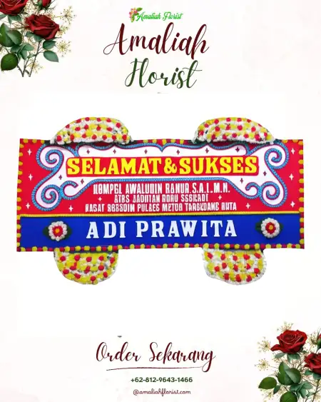 Papan Bunga Ucapan Selamat Cikuda